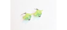 Boucles d'oreilles vertes