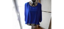 top miss coquines bleu roi taille M