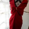 robe rouge taille 36/38