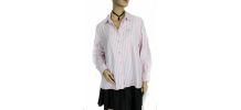 Chemise rayé rose et blanc 