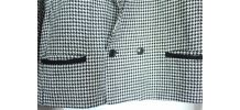 blazer pied de poule vintage