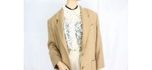 veste vintage damart beige