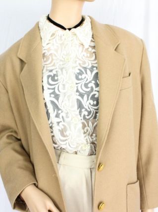 veste vintage damart beige