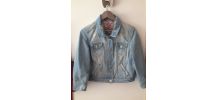 Veste en jean claire 