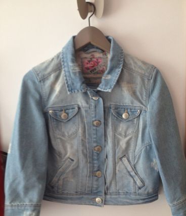 Veste en jean claire 