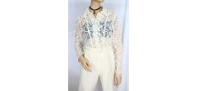 magnifique chemise dentelle vintage