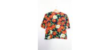 gilet vintage fleurs