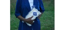 Pochette amazigh blanche