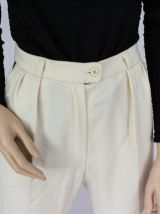 pantalon taille haute laine t36
