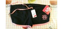 Short noir et rose 