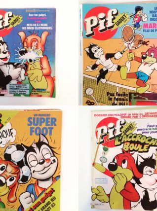 Revue ancienne pour enfant Pif Gadget pas chère