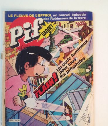  4 Revues anciennes pour enfant Pif Gadget 