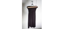Robe marron bustier fluide