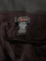 Robe marron bustier fluide