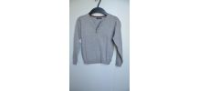 Pull gris Okaidi 6 ans