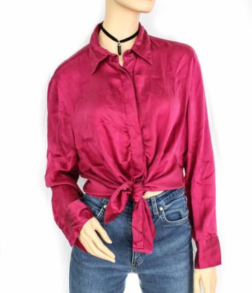 chemise vintage soie