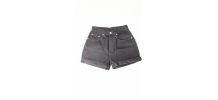 short taille haute noir vintage