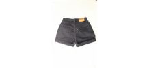 short taille haute noir vintage