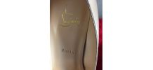 Escarpin Louboutin Ecru