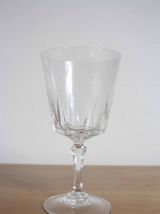 11 verres à eau, Cristal d’Arques, modèle Versailles