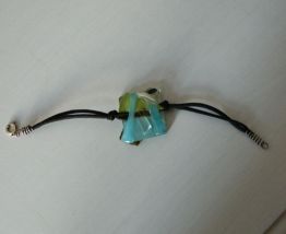 Bracelet fabrication artisanale pierre en verre