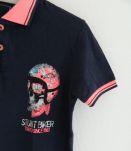 Tee-shirt polo Terra Nova avec imprimé tête de mort