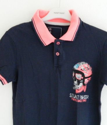 Tee-shirt polo Terra Nova avec imprimé tête de mort