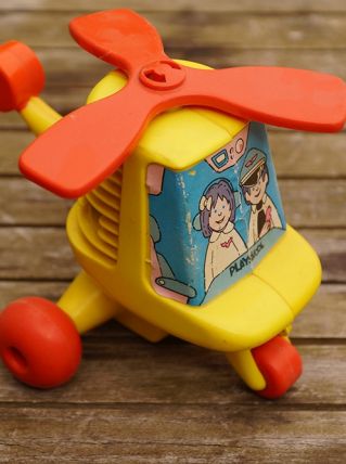 Hélicoptère à pousser Playskool vintage