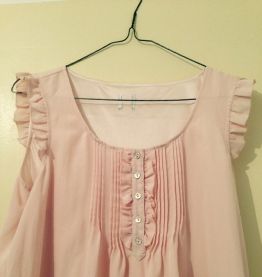 Robe rose babydoll