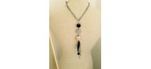Collier sautoir de créateur