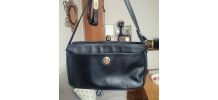 Sac en cuir Pourchet noir