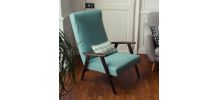 Fauteuil pieds compas mint