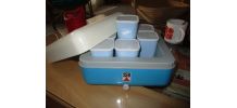 Yaourtière Seb bleu année 70 sans pots 