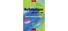 Livre mathématiques prépa MPSI PCSI