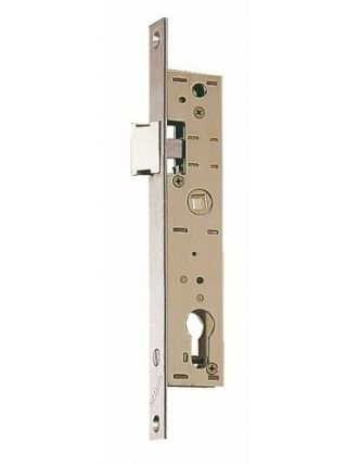 Serrure Métalux DOM bec de canne à cylindre- Tétière INOX Coffre 36 mm 