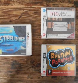 Console nintendo 3DS XL black/silver + jeux