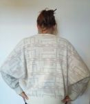 Pull en laine d'agneau et angora /Tricot vintage/ Taille M.