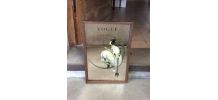 Miroir VOGUE "Art déco" tableau vintage cadre déco