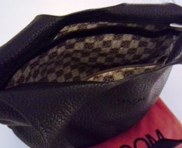 Sac à main cuir noir GROOM
