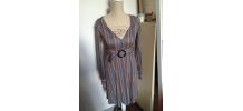 Robe style vintage imprimée 