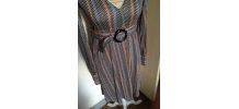 Robe style vintage imprimée 