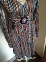 Robe style vintage imprimée 