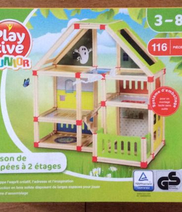 Jouet en bois NEUF maison de poupées