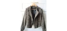 Veste courte épaisse marron taille 44