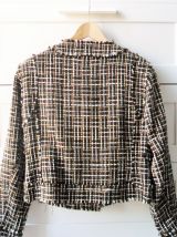 Veste courte épaisse marron taille 44