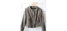 Veste courte épaisse marron taille 44