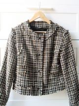 Veste courte épaisse marron taille 44
