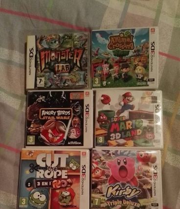 Nintendo 3DS pas cher avec 8 jeux