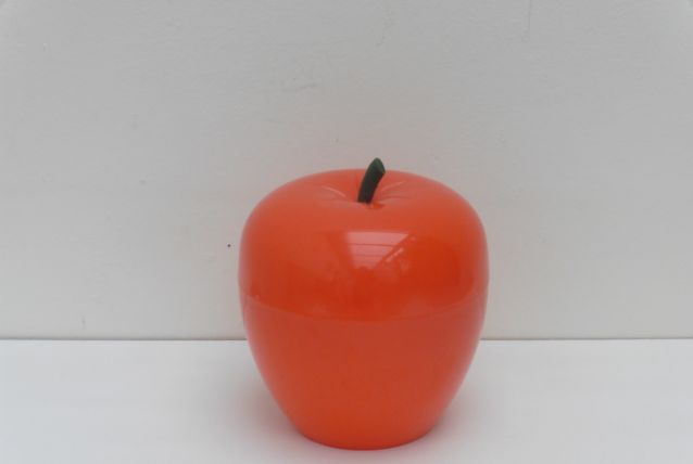 seau à glaçons pomme orange vintage