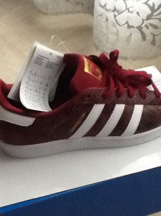 Adidas superstar bordeaux neuve